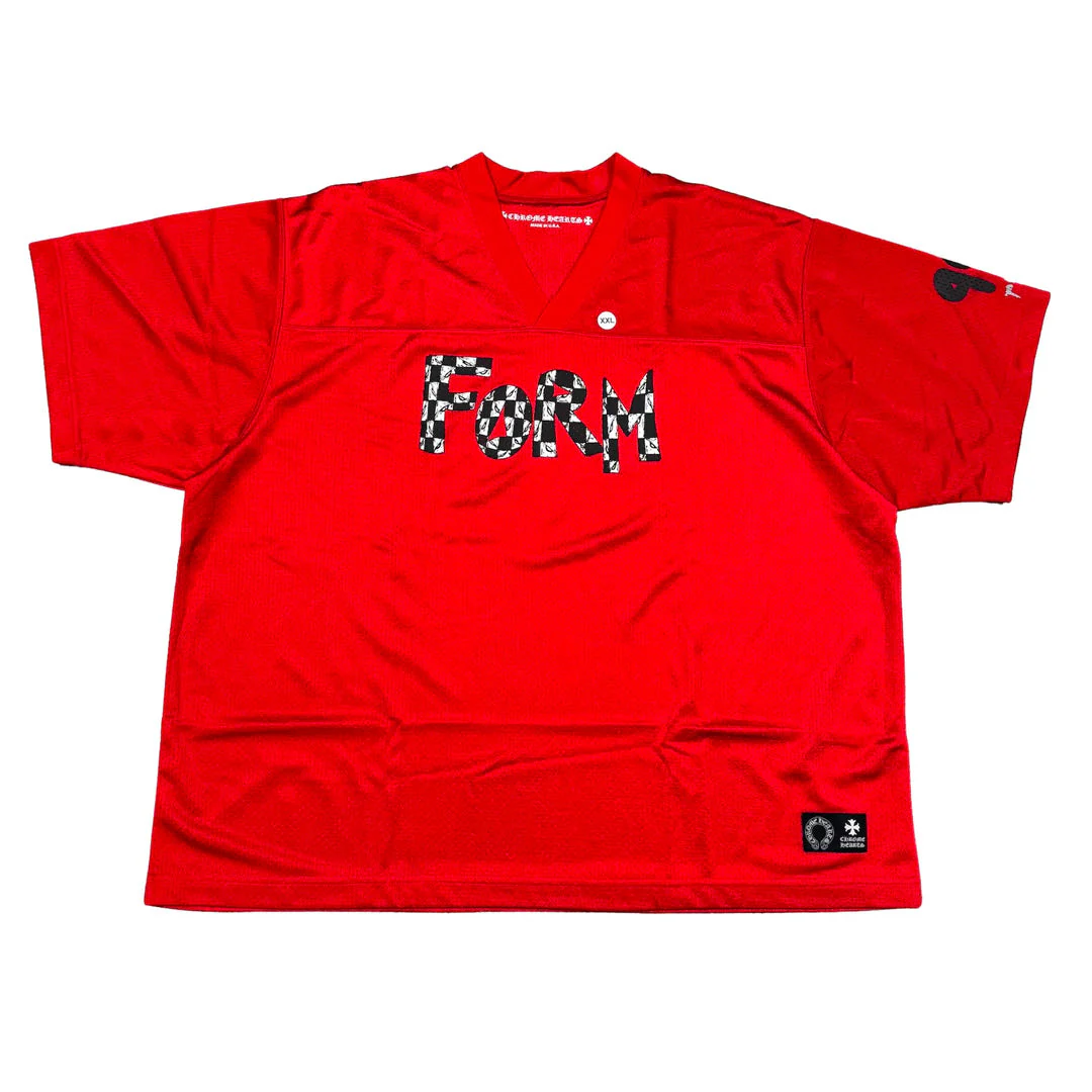 Chrome Hearts Matty Boy Sports Mesh Warm Up Jersey Red