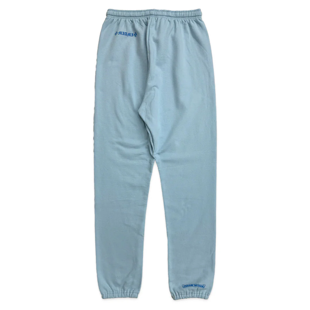 Chrome Hearts Miami Art Basel Exclusive Sweatpants Baby Blue - Image 2