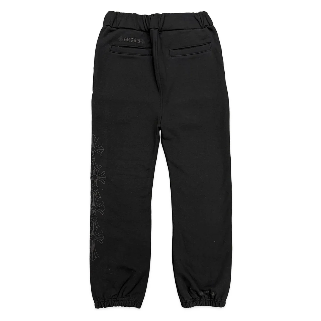 Chrome Hearts Miami Exclusive Cemetery Sweatpants Black - Image 2
