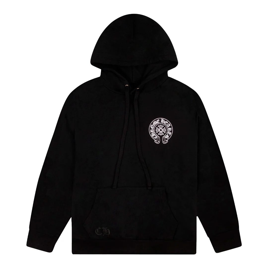 Chrome Hearts Miami Exclusive Horseshoe Pullover Hoodie - Image 2
