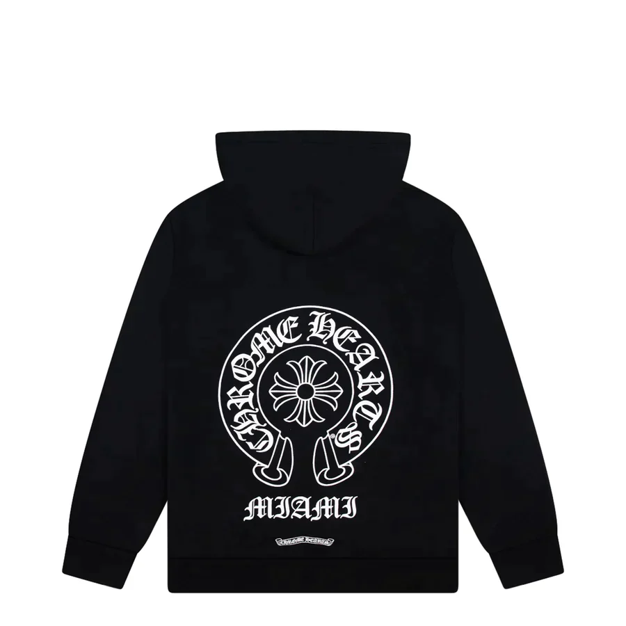 Chrome Hearts Miami Exclusive Horseshoe Zip Up Hoodie