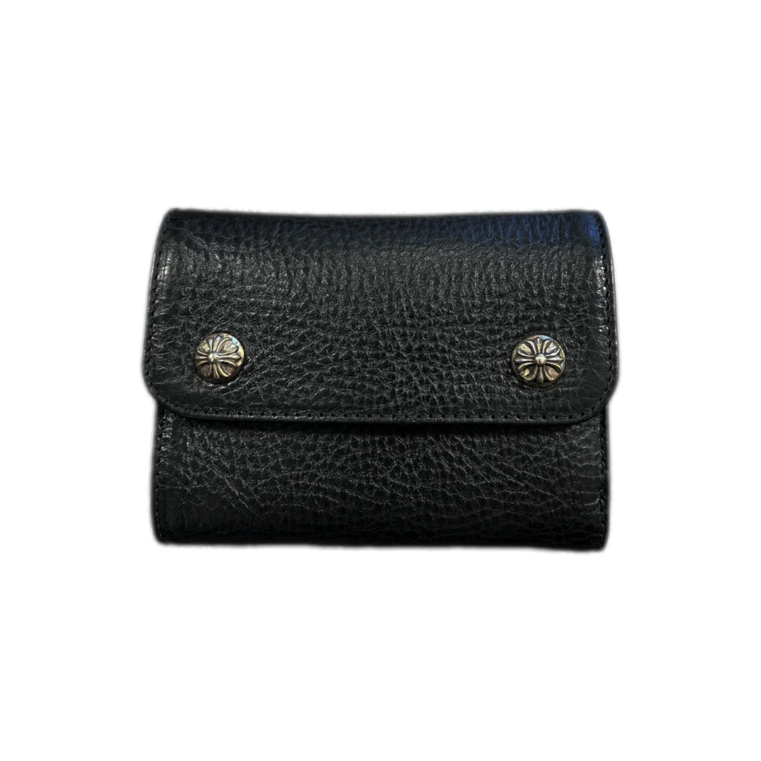 Chrome Hearts Mini Wave Heavy Leather Wallet - Image 2