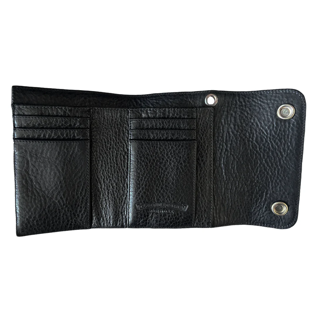 Chrome Hearts Mini Wave Heavy Leather Wallet - Image 3