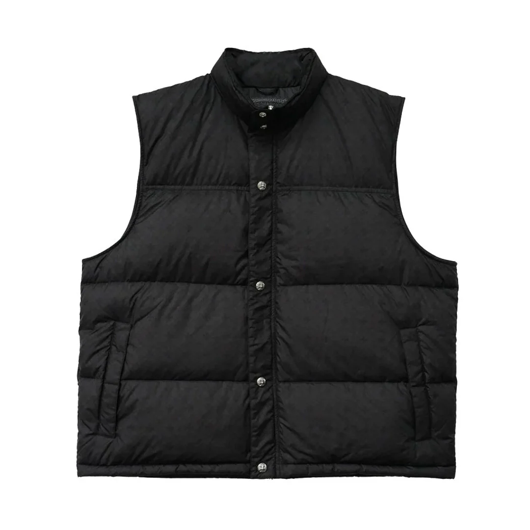 Chrome Hearts Monogram Puffer Vest Black
