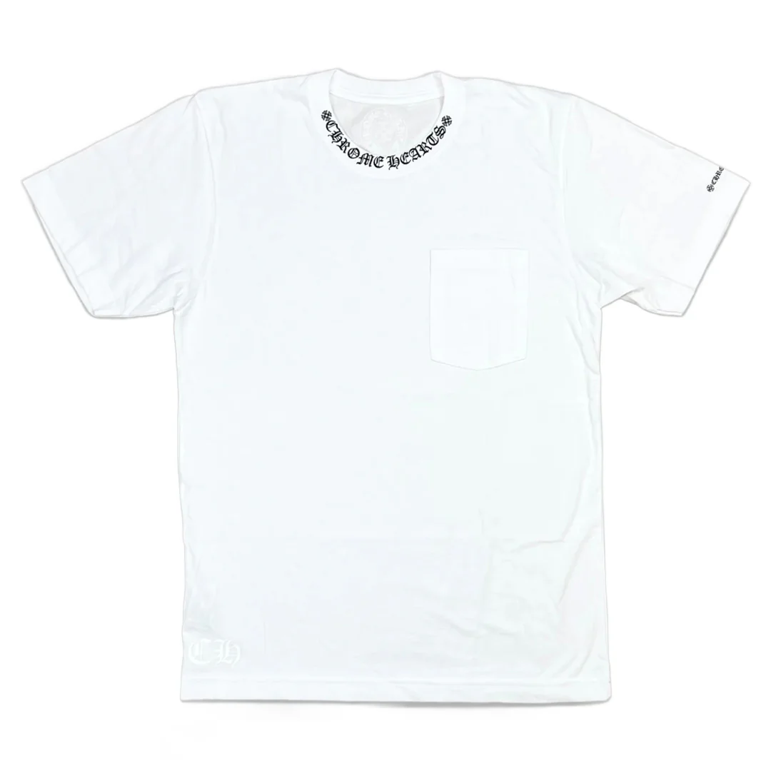 Chrome Hearts Neck Logo T-Shirt White