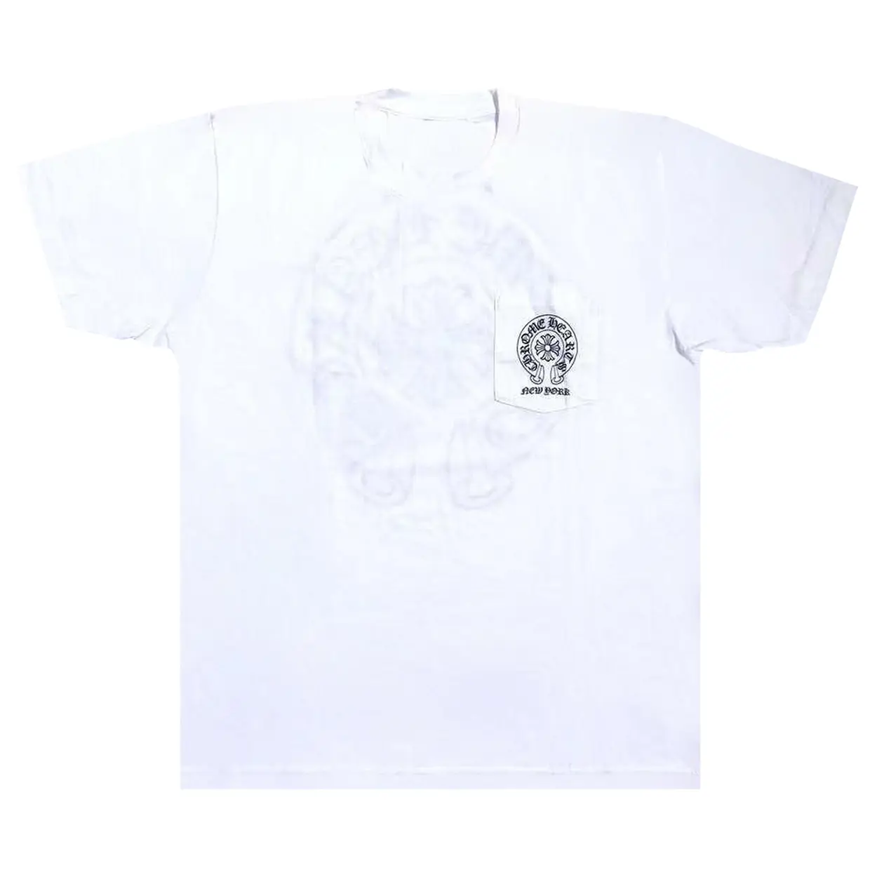 Chrome Hearts New York Horseshoe Exclusive T-Shirt White - Image 2