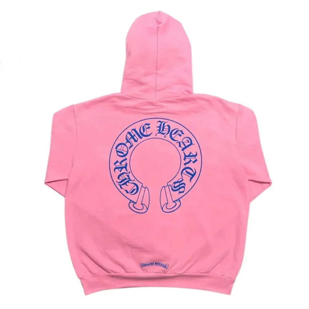 Chrome Hearts Pink Blue Floral Hoodie - Image 2