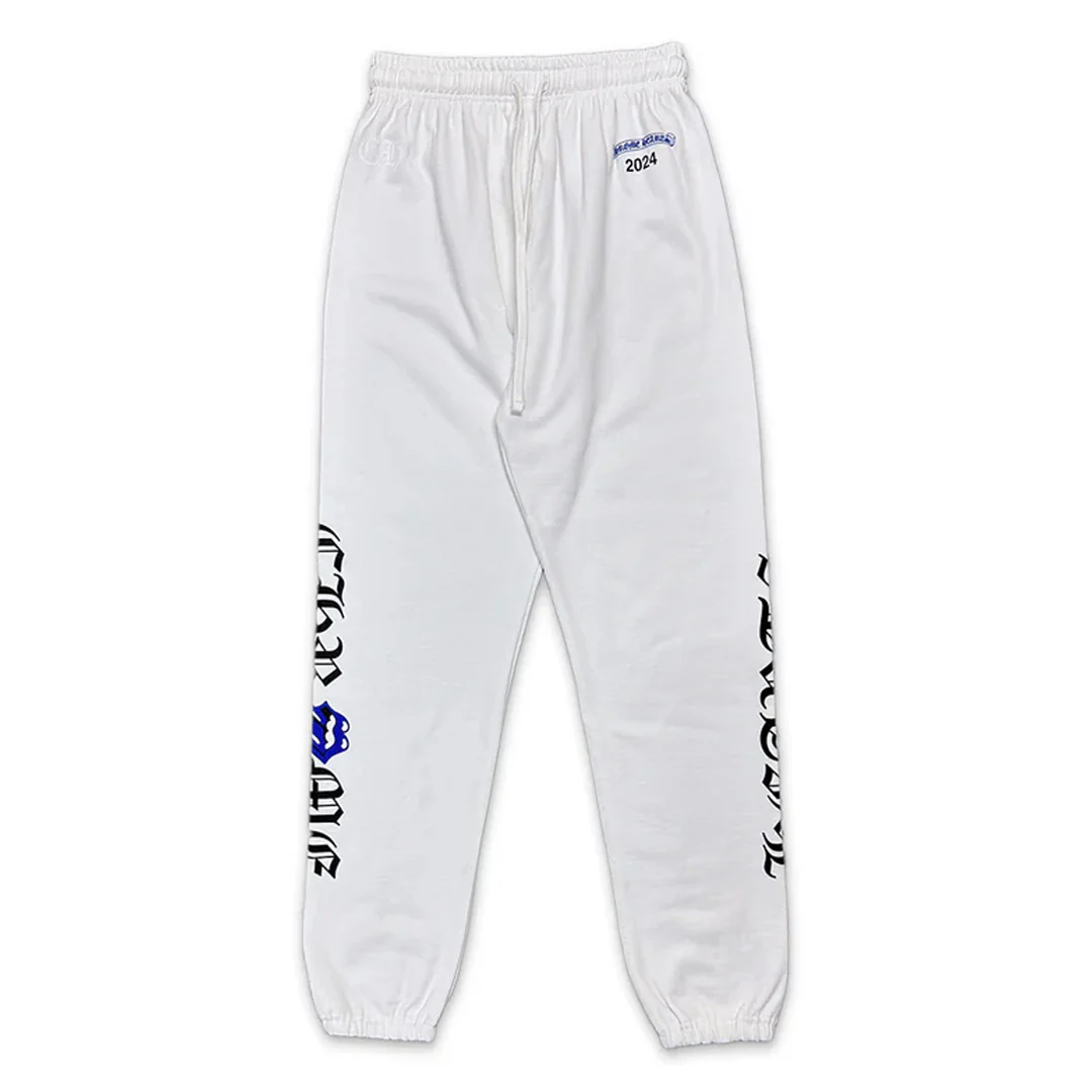 Chrome Hearts Rolling Stones Las Vegas Sweatpants White Blue