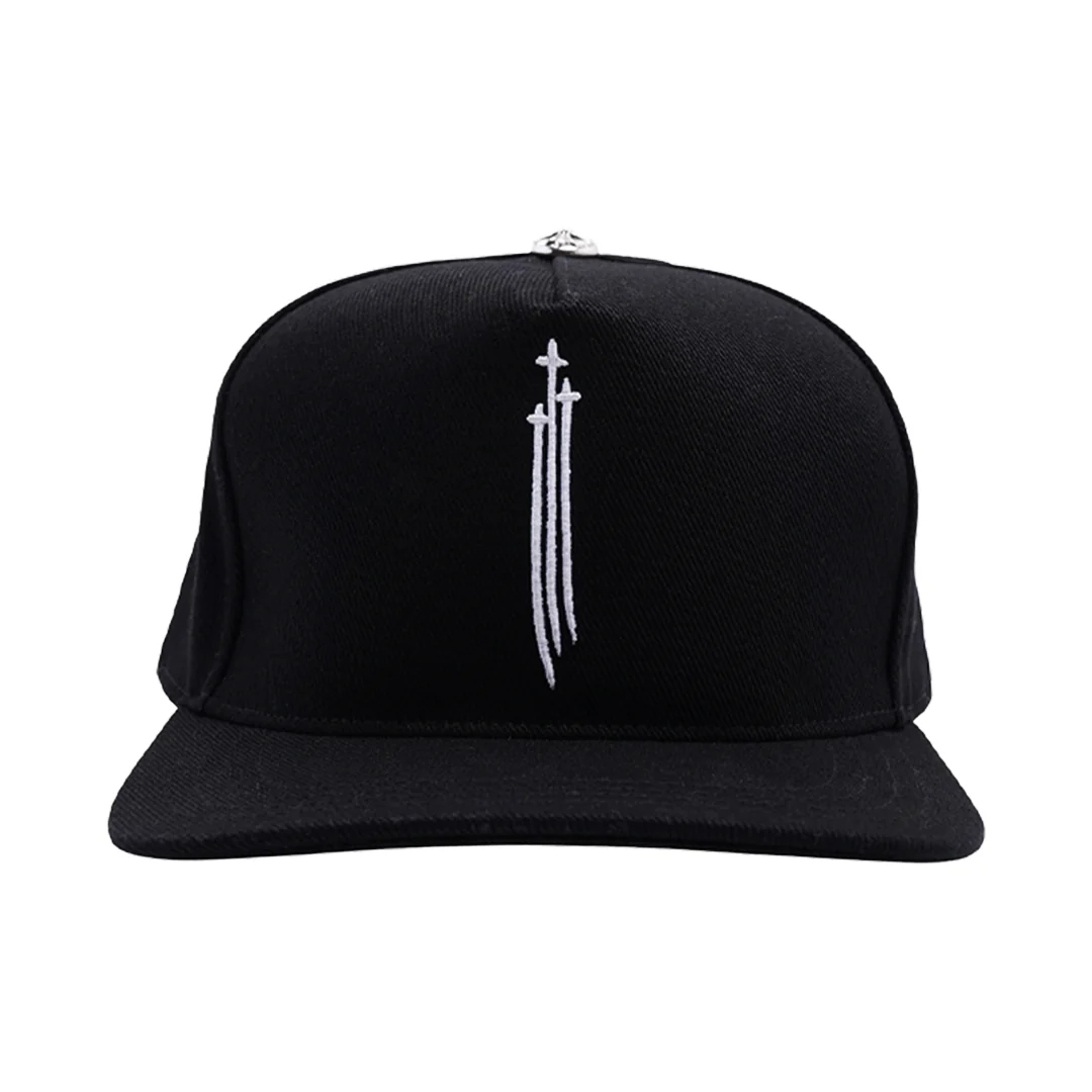 Chrome Hearts RS3 Denim Baseball Hat Black