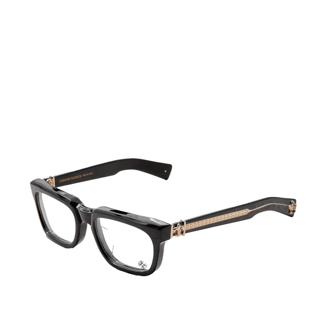 Chrome Hearts "See You In Tea" Black/Gold Glasses