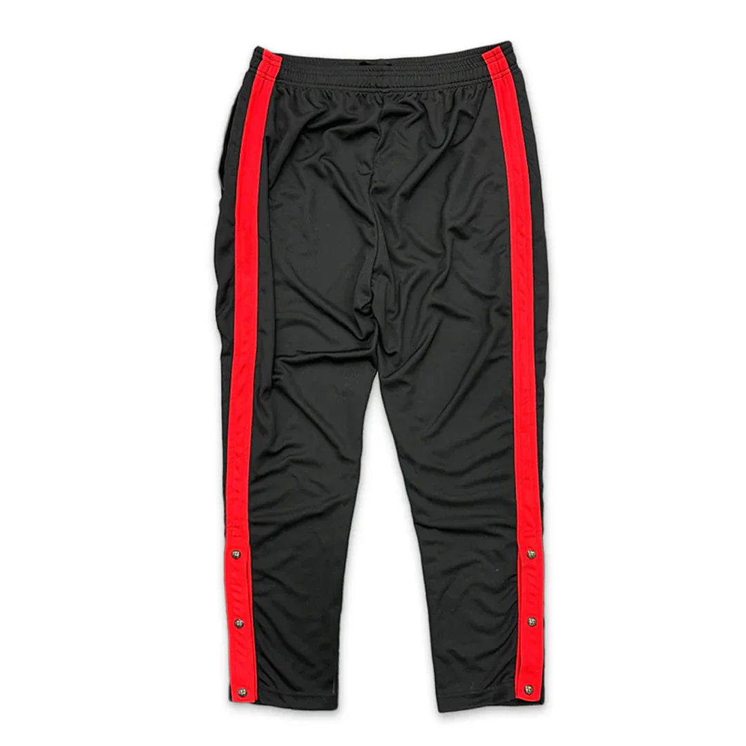 Chrome Hearts Side Stripe Track Pants Black & Red - Image 2