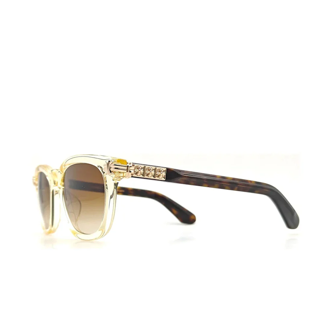 Chrome Hearts "Smoke Show" Pale Ale Gold Glasses