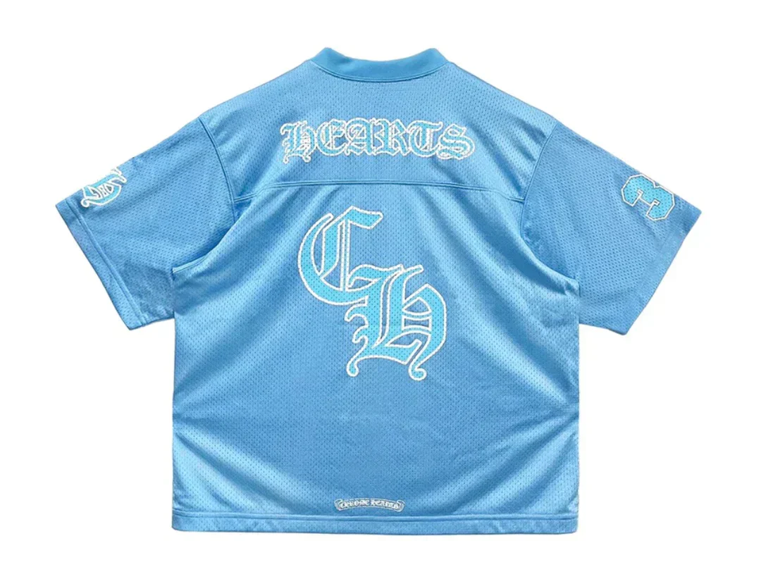 Chrome Hearts Sports Mesh Jersey Blue - Image 2