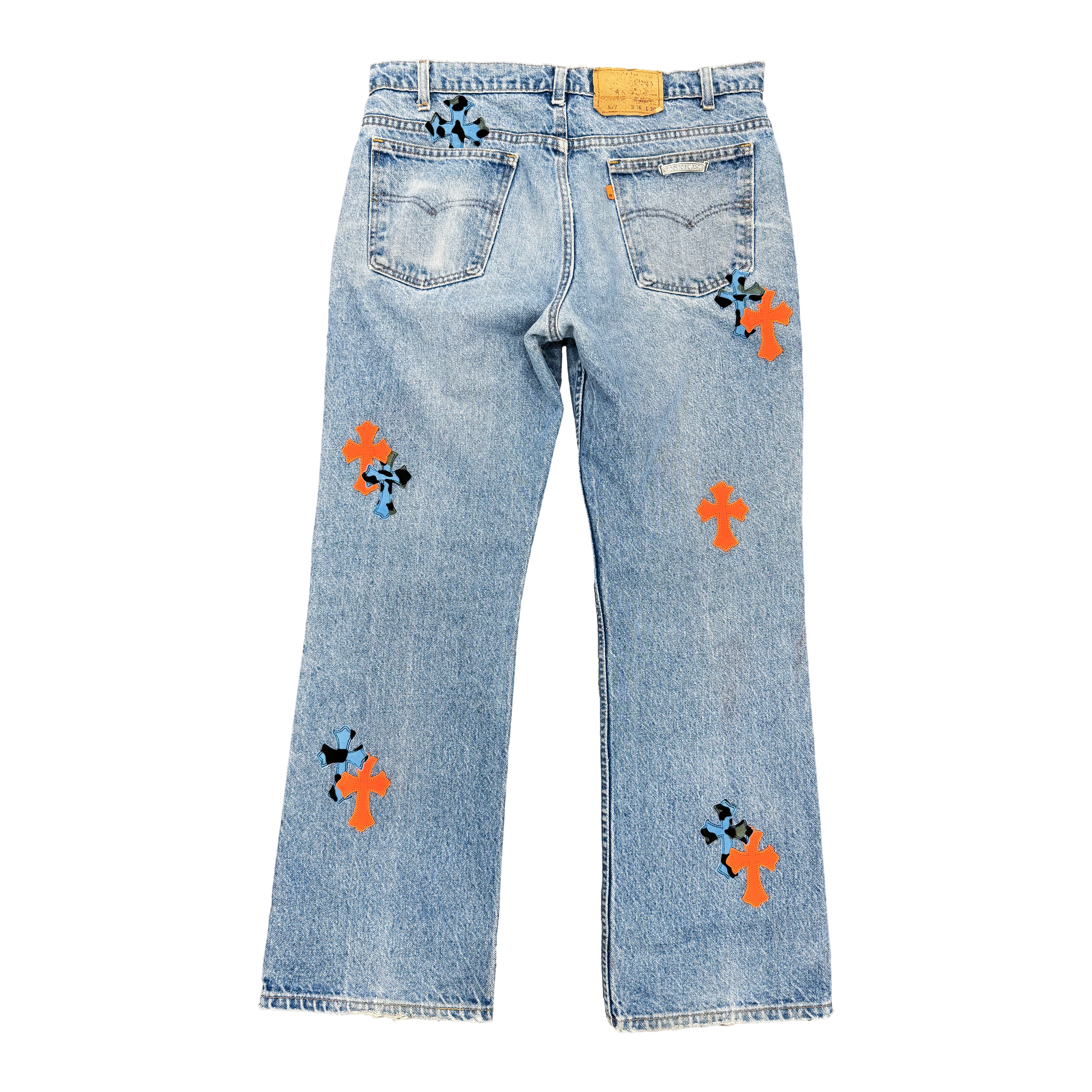 Chrome Hearts St Barths Exclusive Cross Patch Jeans - Image 2