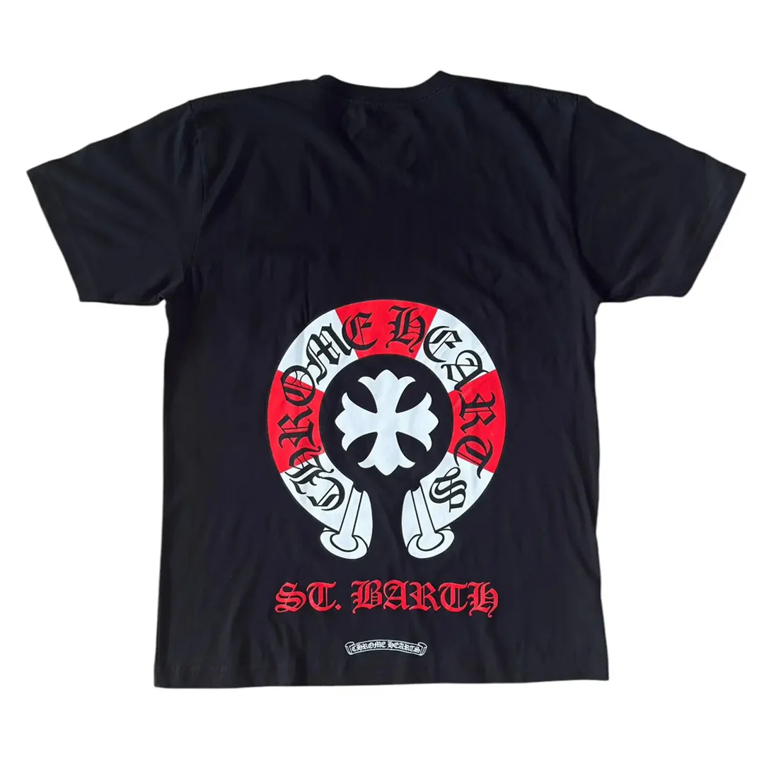 Chrome Hearts St Barths Exclusive T-Shirt Black/Red