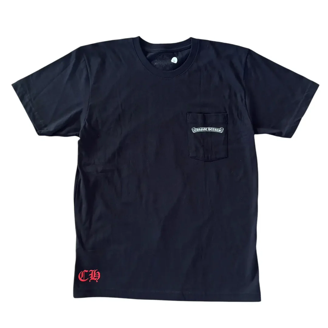 Chrome Hearts St Barths Exclusive T-Shirt Black/Red - Image 2