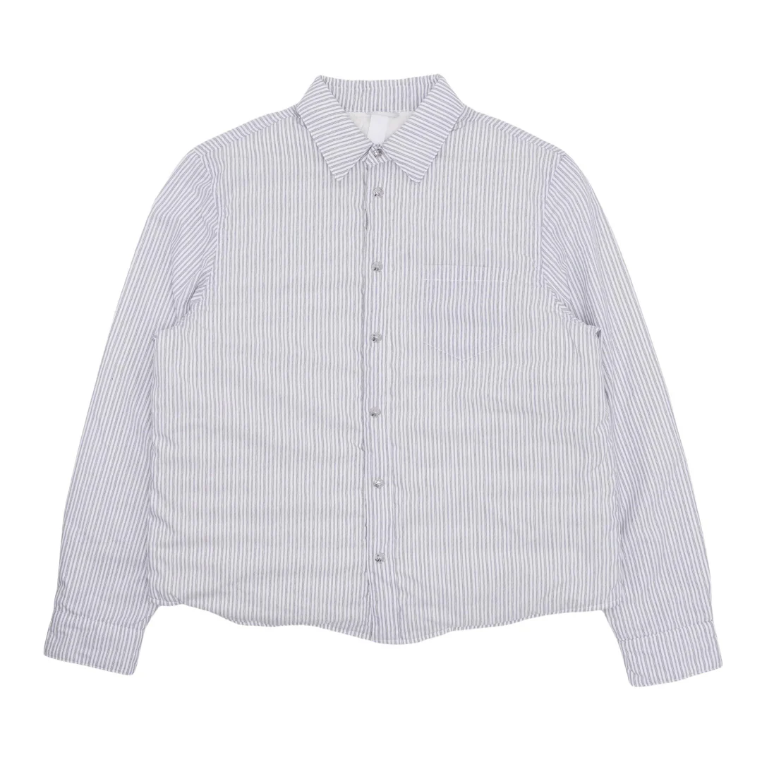 Chrome Hearts Striped Insulated Shirt Jacket