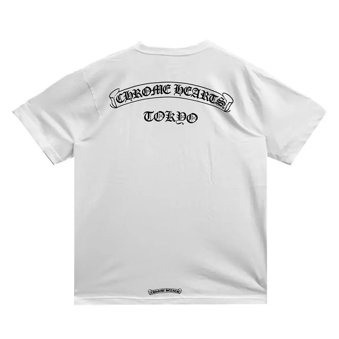 Chrome Hearts Tokyo Exclusive Scroll T-Shirt White - Image 2