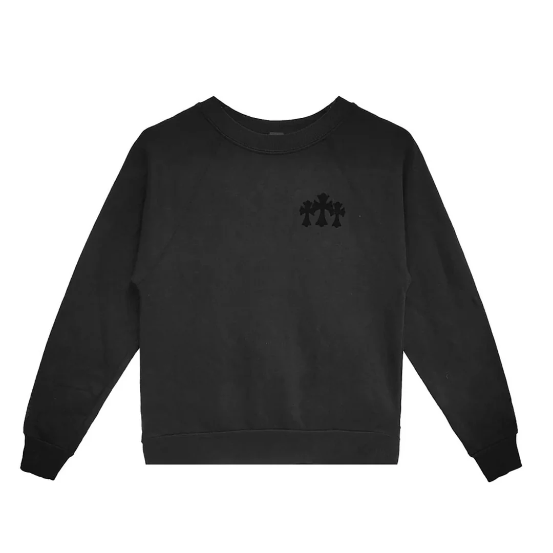Chrome Hearts Triple Cross CH Crewneck Black (Womens) - Image 2