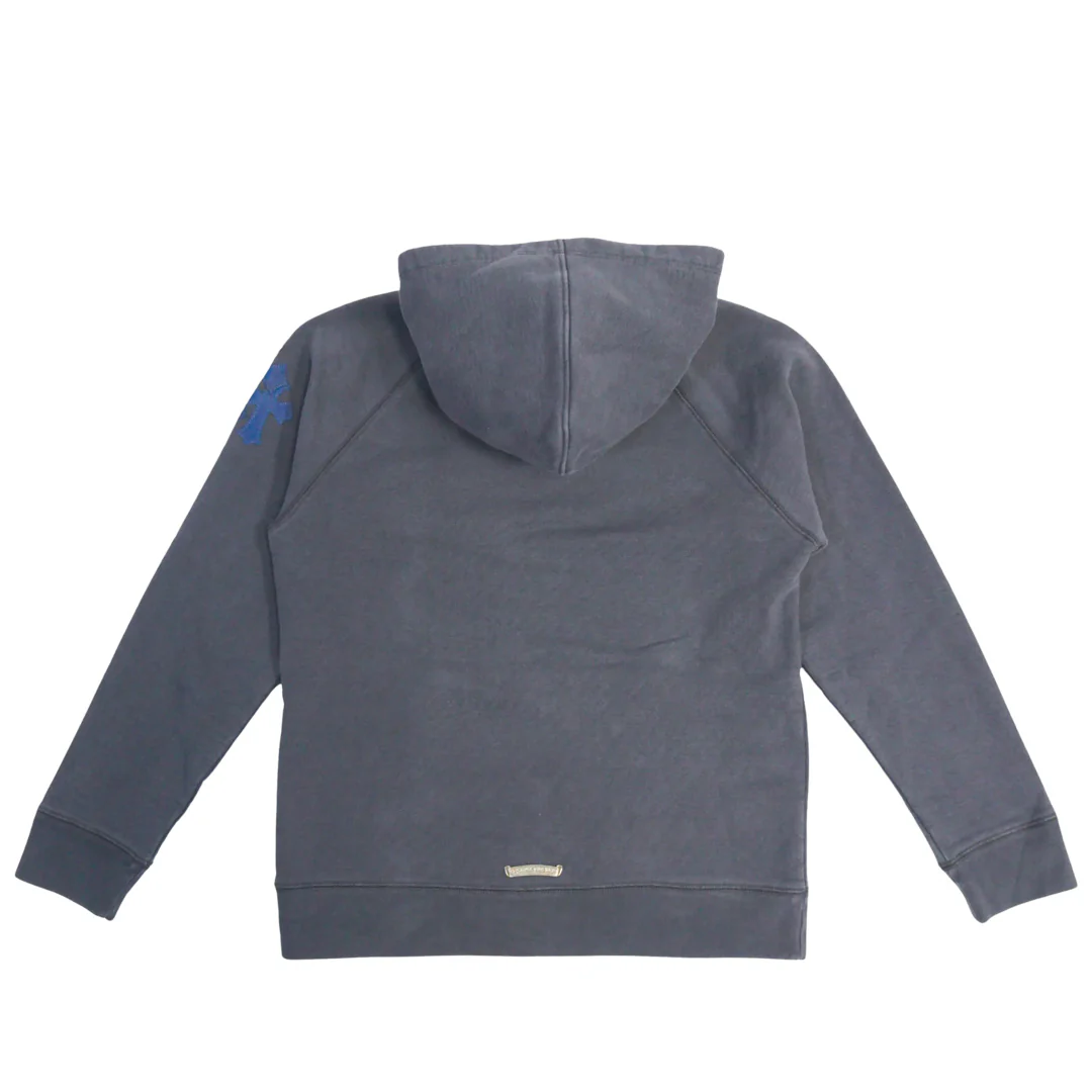 Chrome Hearts Paper Jam Triple Cross Navy Patch Pullover - Image 2