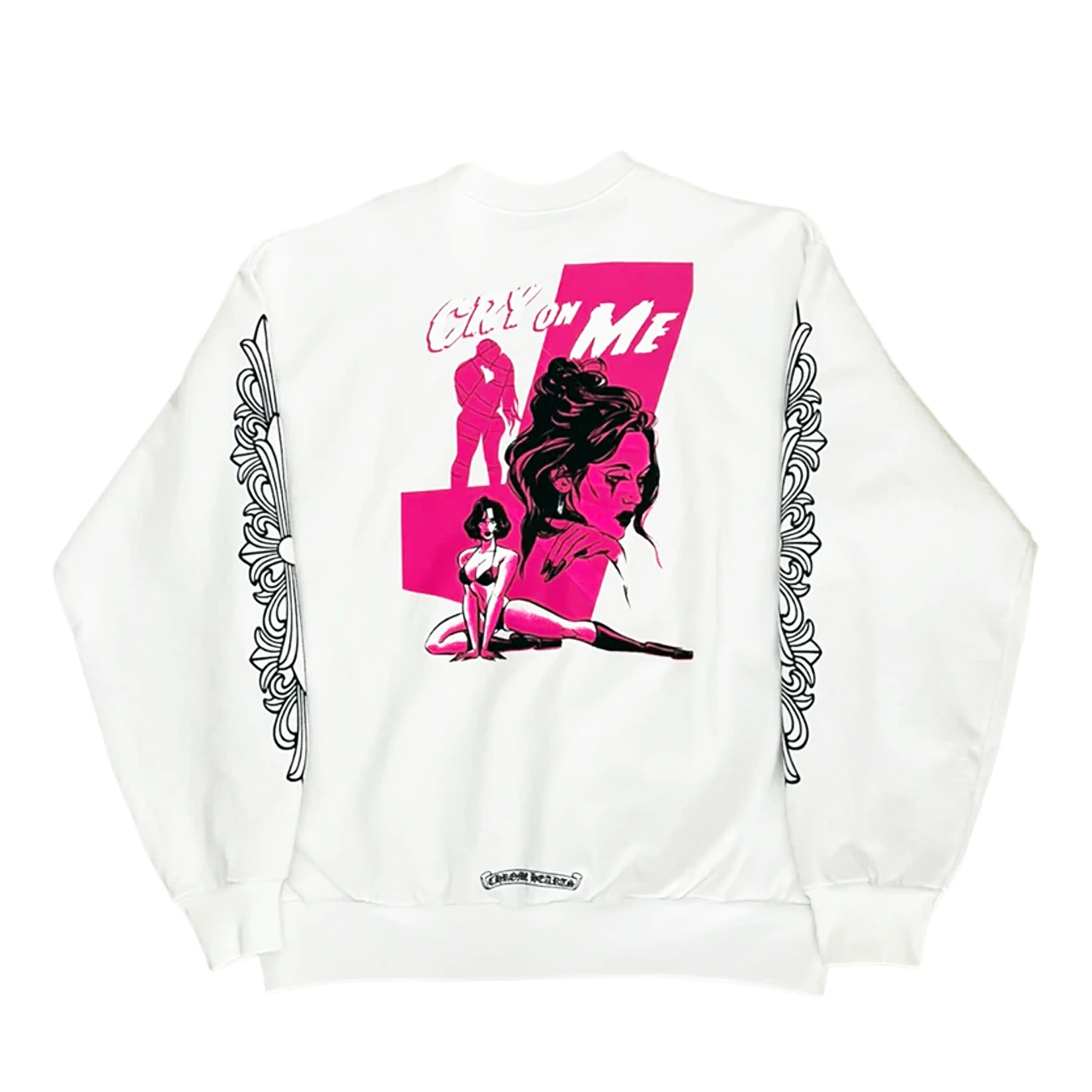 Chrome Hearts x Deadly Doll Cry On Me White Crewneck