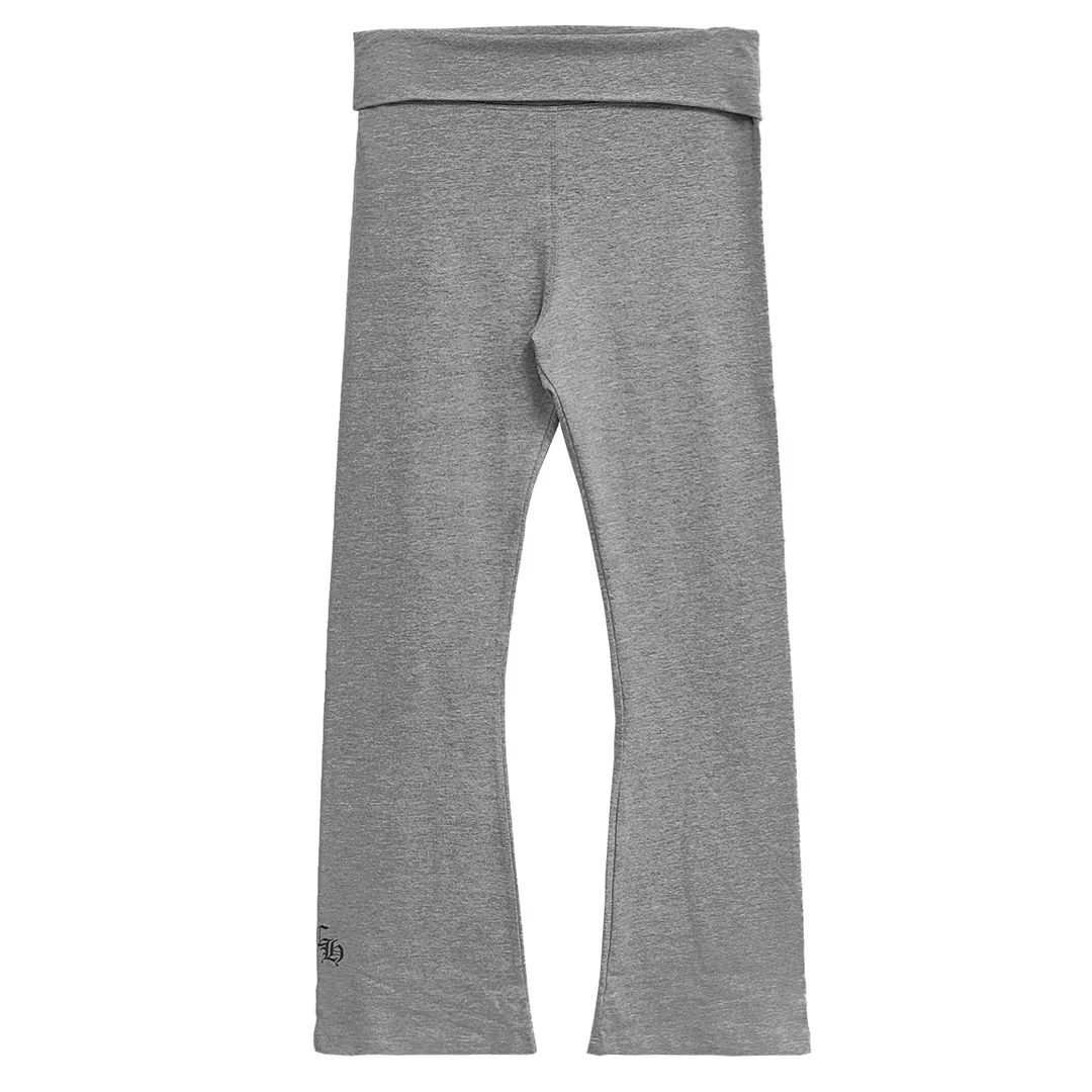 Chrome Hearts Bell Bottom Yoga Pants Grey (Womens)