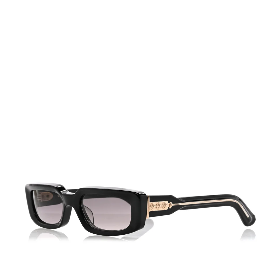 Chrome Hearts "Zelda" Black/Gold Glasses