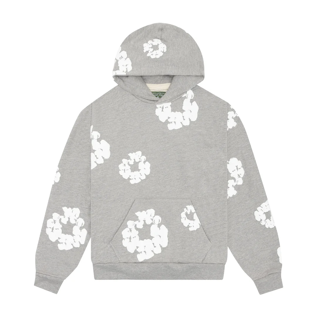 Denim Tears The Cotton Wreath Hoodie Grey