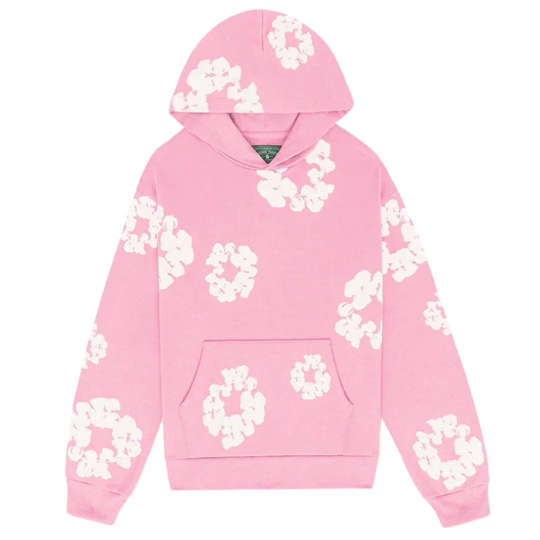 Denim Tears The Cotton Wreath Hoodie Pink