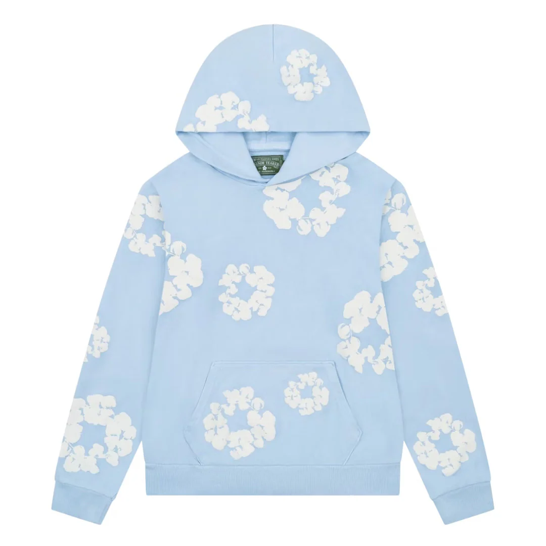 Denim Tears The Cotton Wreath Hoodie Powder Blue