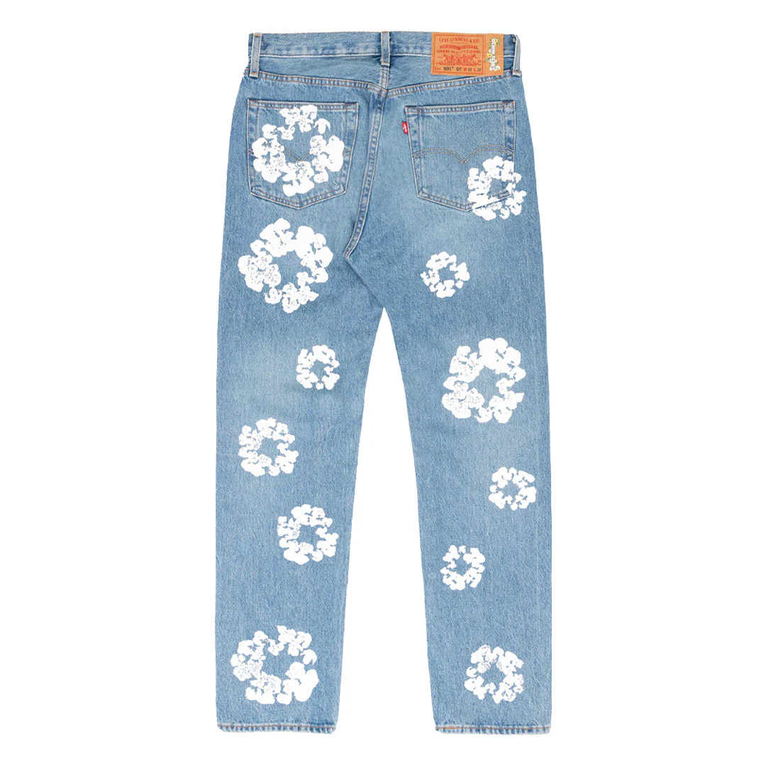Denim Tears x Levi's Cotton Wreath Jean Light Wash - Image 2