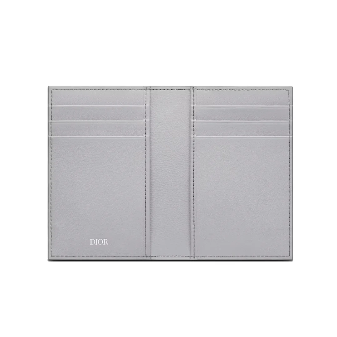 Dior Bi-Fold Card Holder Oblique Galaxy Gray - Image 2