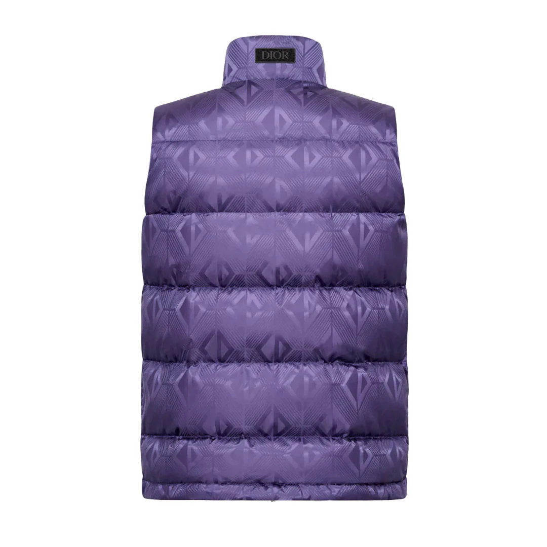 Dior CD Diamond Mirage Ski Capsule Down Vest Purple - Image 2