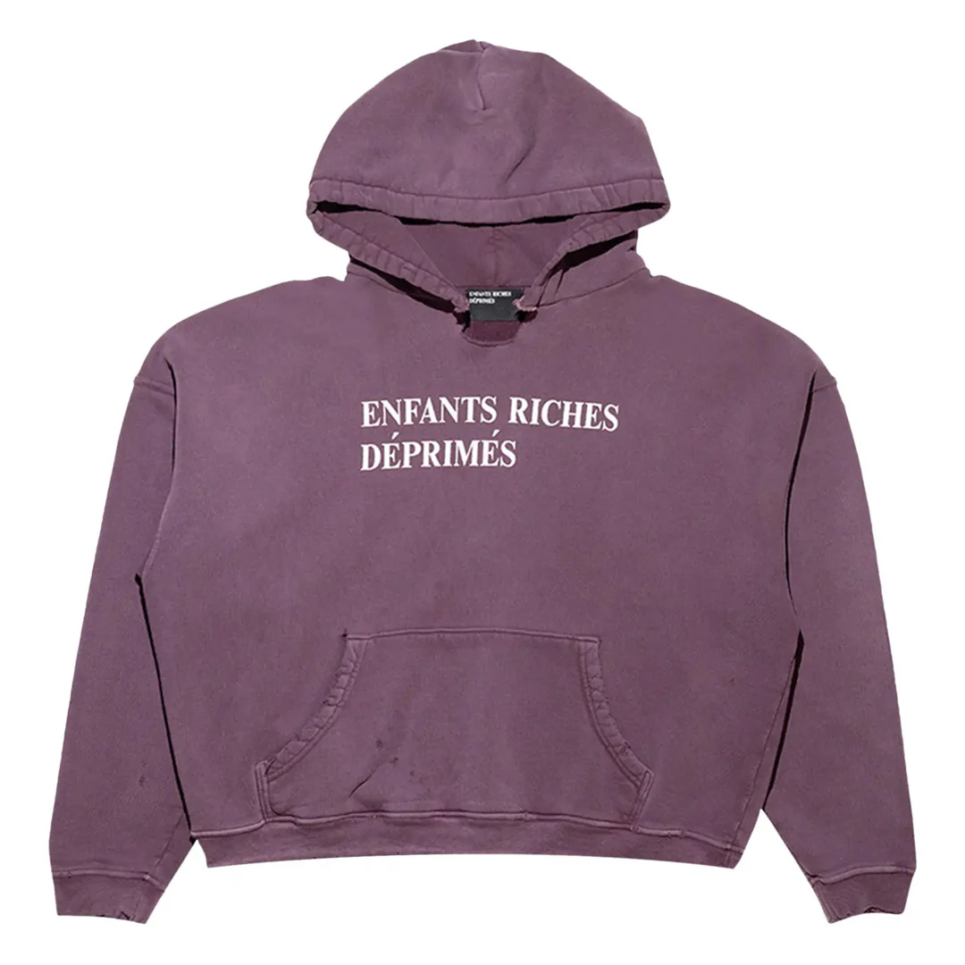 Enfants Riches Deprimes Classic Logo Hoodie Red Mud