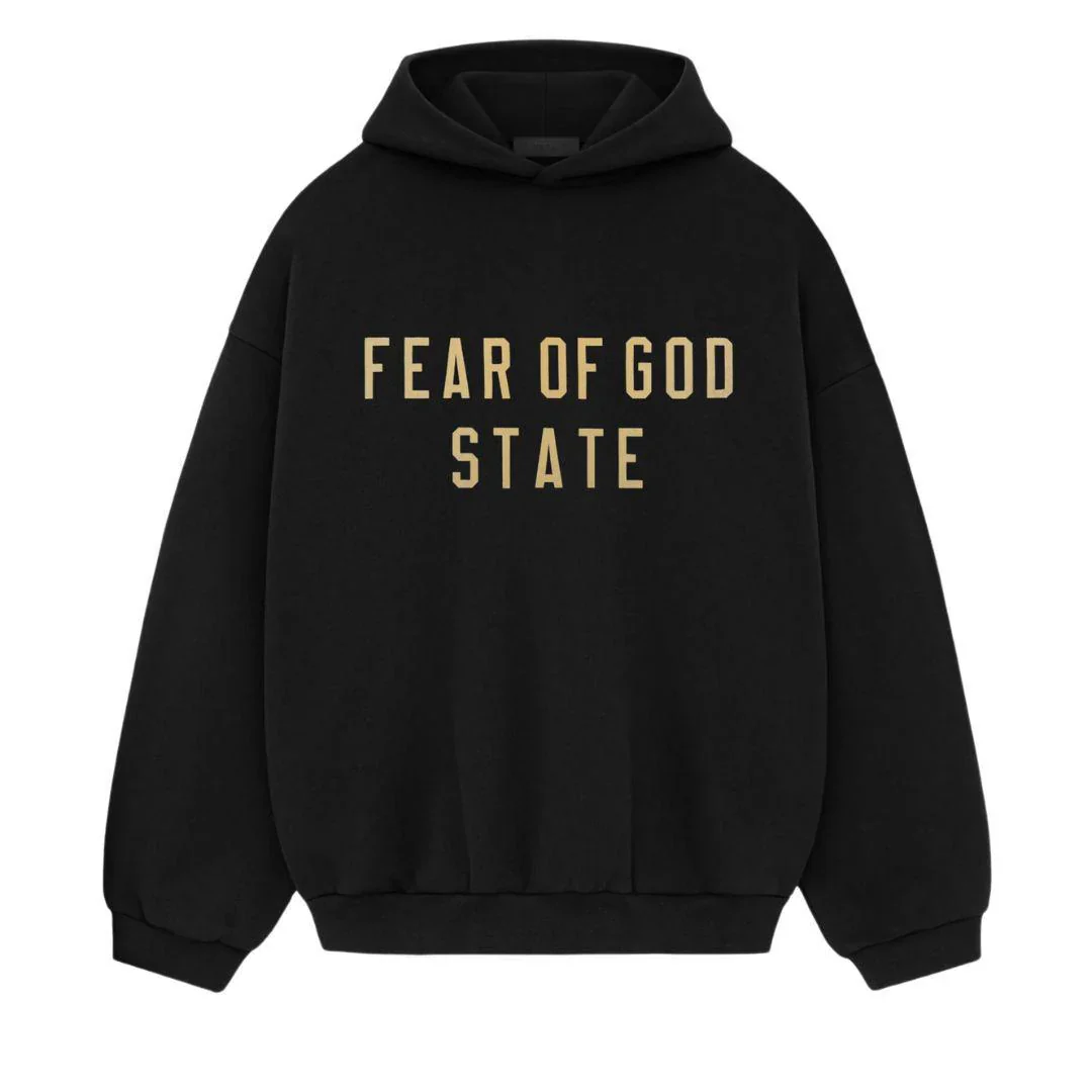 Fear of God Essentials State Collection Black Hoodie