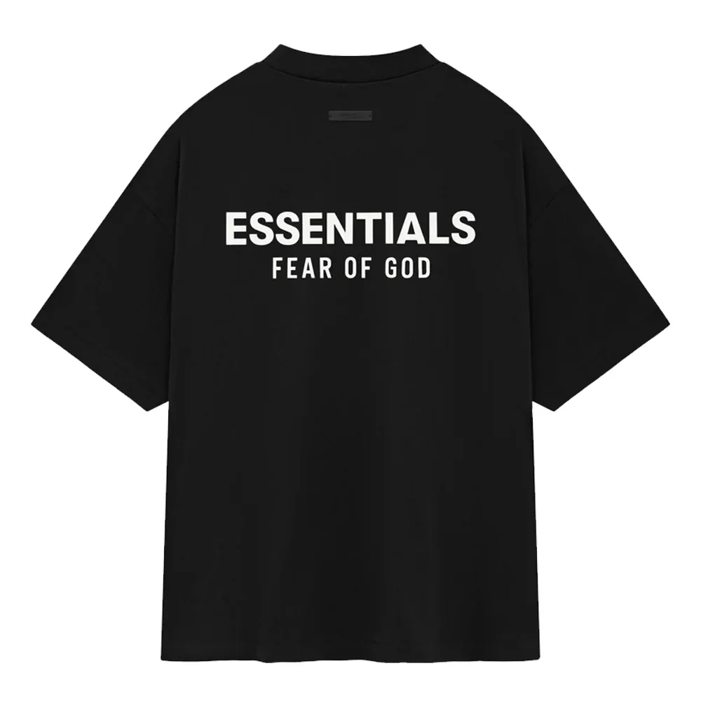 Fear of God Essentials T-Shirt Black (FW24) - Image 2