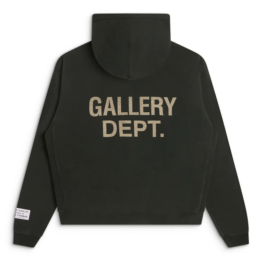 Gallery Dept. 90s Logo Hoodie Black - Image 2