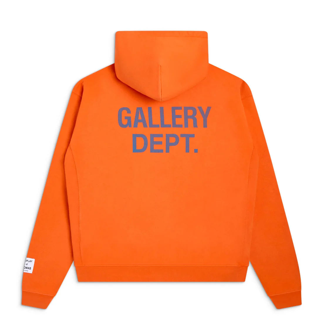 Gallery Dept. 90s Logo Hoodie Orange - Image 2