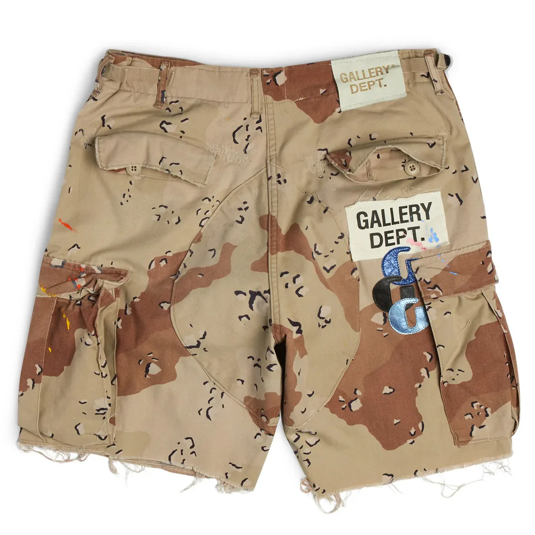Gallery Dept. G Patch Chocolate Chip Camo Cargo Shorts - Image 2