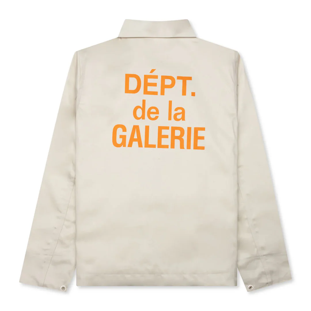 Gallery Dept. Montecito French Logo Jacket Beige/Orange - Image 2