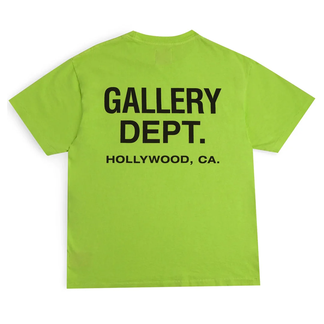 Gallery Dept. Souvenir T-Shirt Lime Green - Image 2