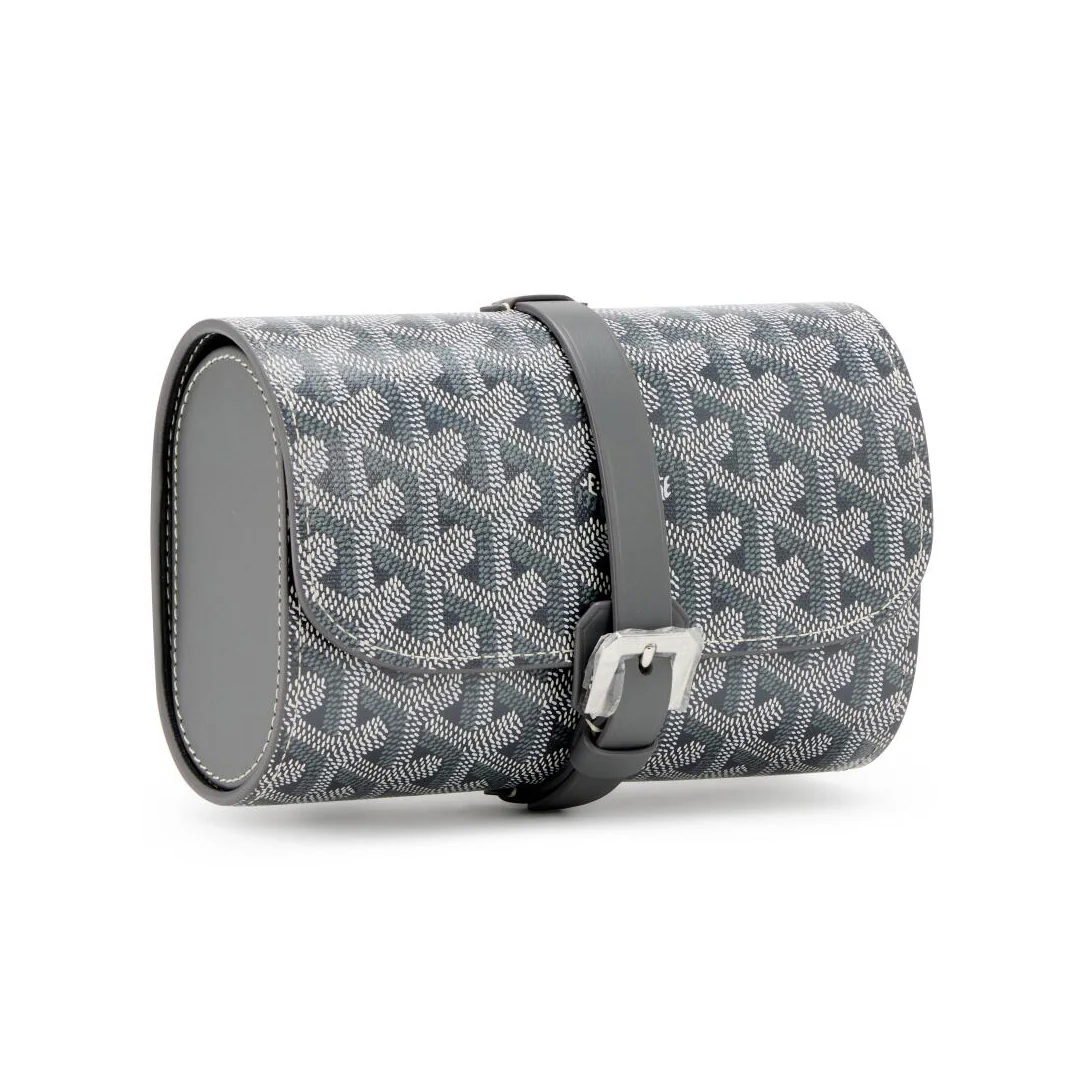 Goyard Double Travel Watch Case Grey