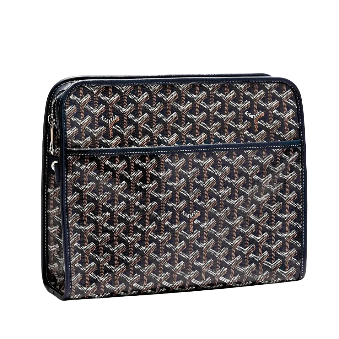 Goyard Jouvence Toiletry GM Bag Navy