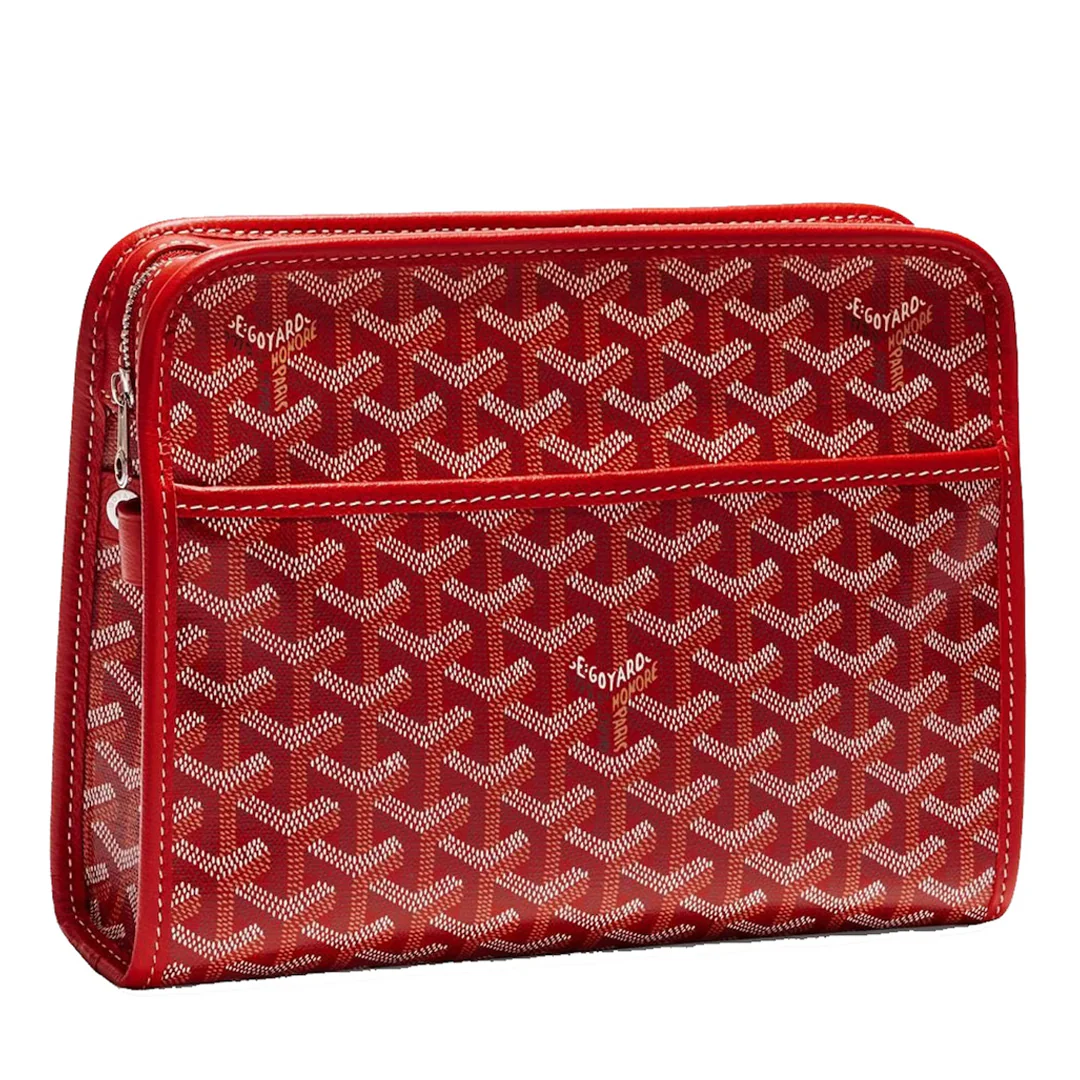Goyard Jouvence Toiletry MM Bag Red