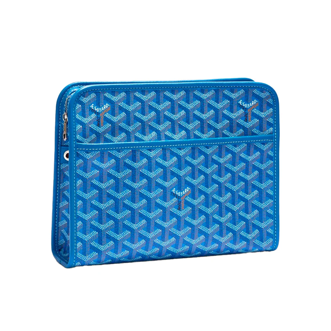 Goyard Jouvence Toiletry MM Bag Sky Blue