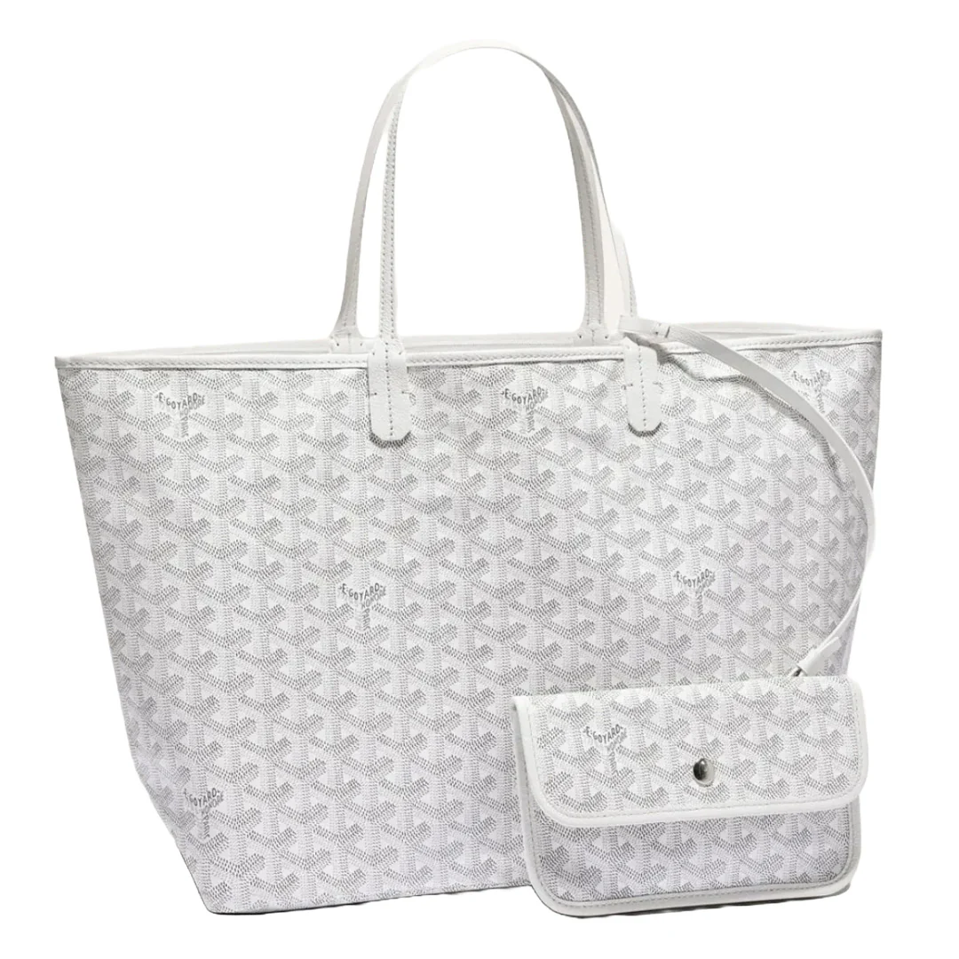 Goyard Saint Louis Tote PM White