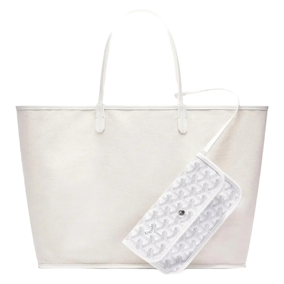 Goyard Saint Louis Tote PM White - Image 2