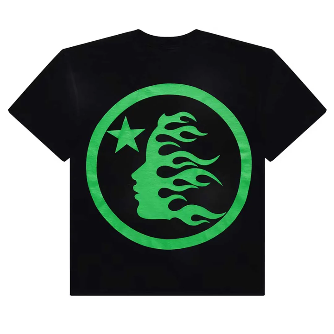 Hellstar Classic Logo T-Shirt Black/Green - Image 2