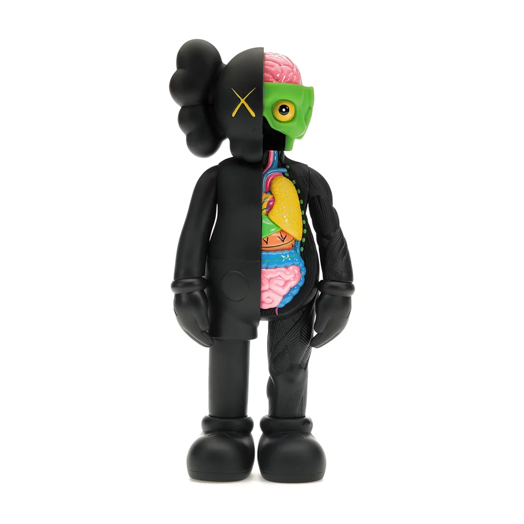 Kaws Companion Flayed Open Edition Vinyl Figure Black