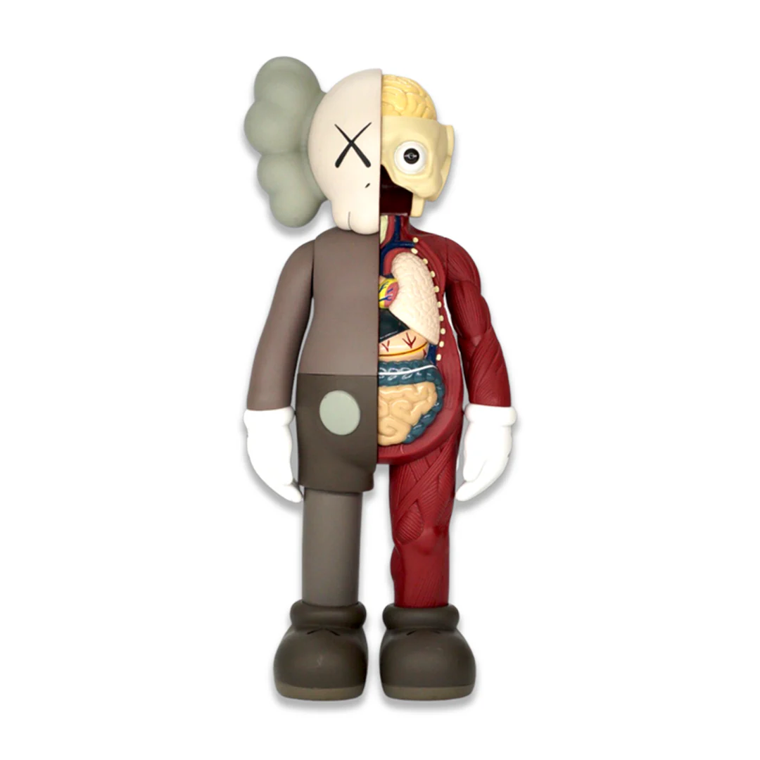 Kaws Companion Flayed Open Edition Vinyl Figure Brown